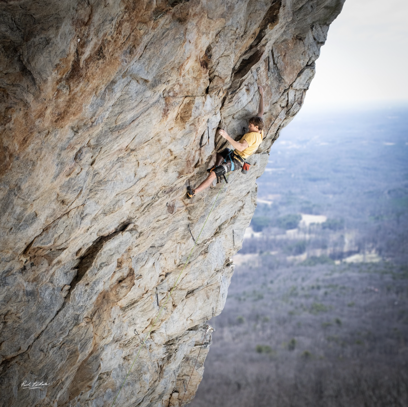 Henry Arthur climbing